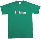 I Heart Love Jason Tee Shirt OR Hoodie Sweat