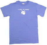 I Like To Bang Drums Drum Set Logo Men's & Women's Tee Shirt OR Hoodie Sweat