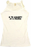 0 to Naughty in 3 Drinks Men's & Women's Tee Shirt OR Hoodie Sweat