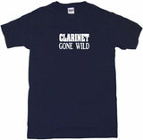 Clarinet Gone Wild Men's Tee Shirt