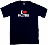 I Heart Love Volleyball Tee Shirt OR Hoodie Sweat