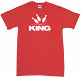 Bowling Ball & Pins Logo King Tee Shirt OR Hoodie Sweat