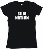 Cello Nation Tee Shirt OR Hoodie Sweat