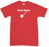 World's Okayest Banjo Logo Tee Shirt OR Hoodie Sweat