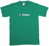 I Heart Love Gelato Tee Shirt OR Hoodie Sweat