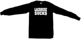 Lacrosse Sucks Tee Shirt OR Hoodie Sweat