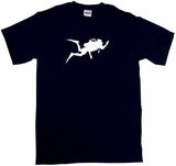 Scuba Diver Silhouette Logo Tee Shirt OR Hoodie Sweat