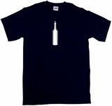Vintage Wine Bottle Logo Men's & Women's Tee Shirt OR Hoodie Sweat