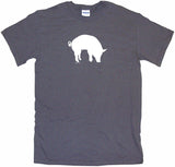 Pig Silhouette BBQ Style Logo Tee Shirt OR Hoodie Sweat