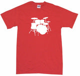 Drum Set Logo Drumset Tee Shirt OR Hoodie Sweat