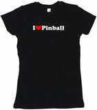 I Heart Love Pinball Tee Shirt OR Hoodie Sweat