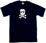 Jason Hockey Mask Pirate Skull Cross Bones Tee Shirt OR Hoodie Sweat