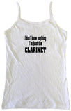 I Don't Know Anything I'm Just The Clarinet Women's Petite Tee Shirt