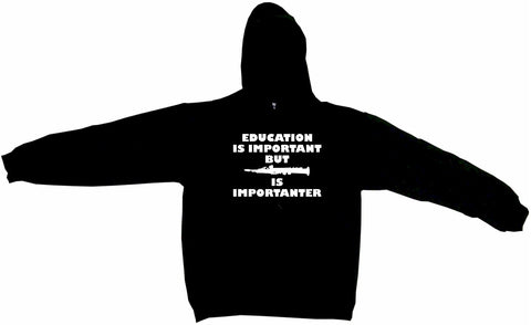 Education is Important But Clarinet Logo is Importanter Hoodie Sweat Shirt