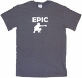 Epic Baseball Catcher Silhouette Tee Shirt OR Hoodie Sweat