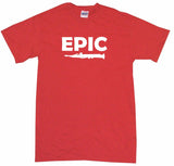 Epic Clarinet Silhouette Kids Tee Shirt