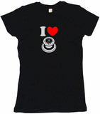 I Heart Love Pinball Bumper Logo Tee Shirt OR Hoodie Sweat