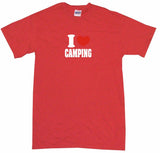 I Heart Love Camping Tee Shirt OR Hoodie Sweat