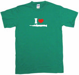I Heart Love Clarinet Logo Kids Tee Shirt