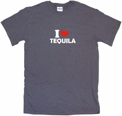 I Heart Love Tequila Men's & Women's Tee Shirt OR Hoodie Sweat