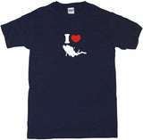 I Heart Love Scuba Diver Logo Tee Shirt OR Hoodie Sweat
