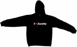 I Heart Love Jacoby Tee Shirt OR Hoodie Sweat