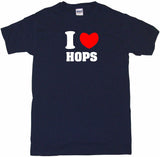 I Heart Love Hops Men's & Women's Tee Shirt OR Hoodie Sweat
