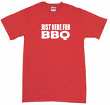 Just Here For BBQ Tee Shirt OR Hoodie Sweat