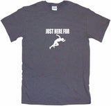 Just Here For Track Sprinter Logo Tee Shirt OR Hoodie Sweat
