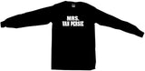 Mrs Van Persie Tee Shirt OR Hoodie Sweat