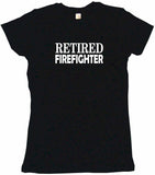 Retired Firefighter Tee Shirt OR Hoodie Sweat