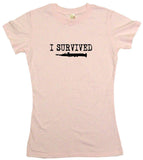 I Survived Clarinet Silhouette Women's Petite Tee Shirt