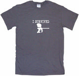 I Survived Paintball Gun Logo Tee Shirt OR Hoodie Sweat