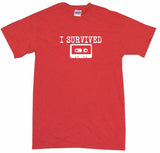 I Survived Cassette Tape Logo Tee Shirt OR Hoodie Sweat