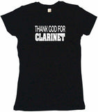 Thank God For Clarinet Women's Petite Tee Shirt