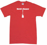 World's Okayest Bass Guitar Logo Tee Shirt OR Hoodie Sweat
